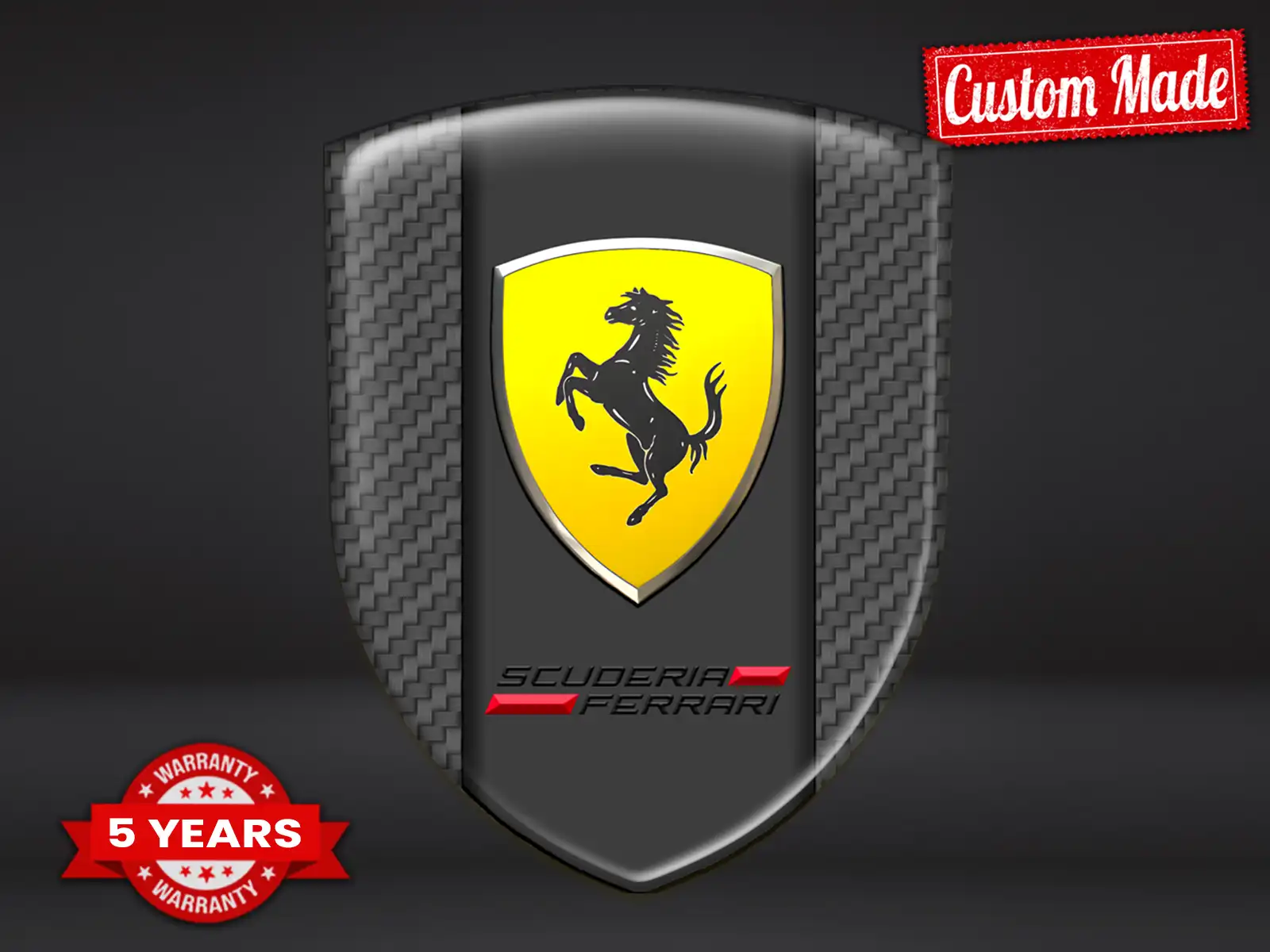 Ferrari Custom Windshield Stickers Limited Customizable Modern